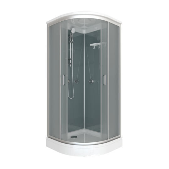 Душевая кабина Triton Прайм-Сатин-Вельвет А 90х90 низкий поддон